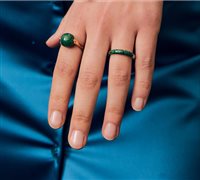 Anillo Ti Sento Milano Mujer in Plata Malachite 12231MA/56 - 12231MA/56
